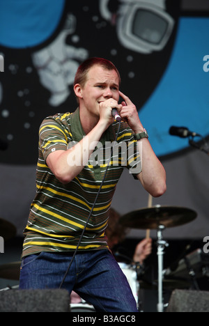 Just Jack sul palco del V Festival Hylands Park a Chelmsford Essex Foto Stock