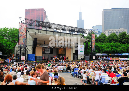 Annuale di Chicago Blues Festival Foto Stock