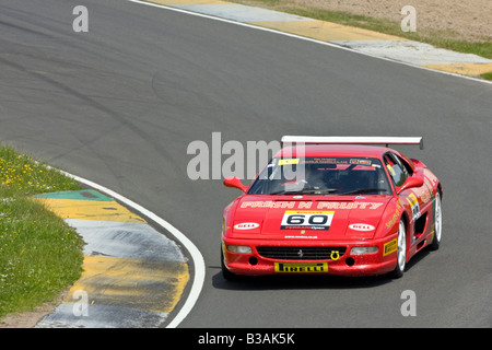 La Ferrari F355 Challenge Knockhill Fife Scozia 2008 Foto Stock