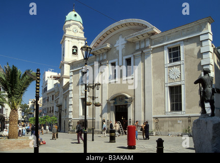 Cattedrale di Santa Maria Incoronata a Main Street a Gibilterra REGNO UNITO Foto Stock