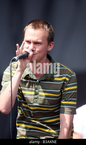 Just Jack sul palco del V Festival Hylands Park a Chelmsford Essex Foto Stock