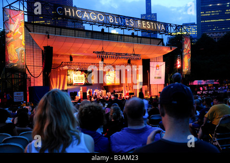 Chicago Blues Festival Foto Stock