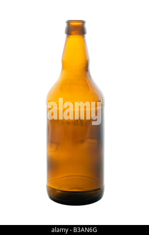 Vuoto bottiglia di birra Foto Stock