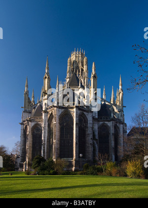 Farance Normandia città di Rouen Saint-Ouen Abbazia Gotica Foto Stock