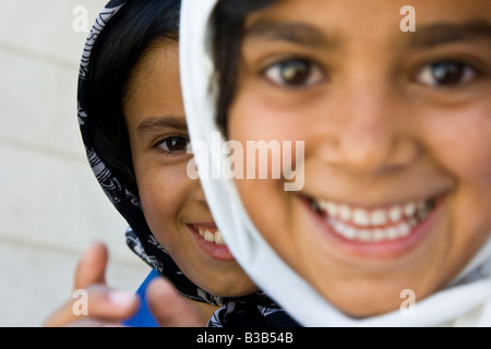 Le ragazze iraniane a Mashhad Iran Foto Stock