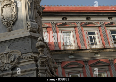 Dettaglio della Guglia di San Domenico guglia Foto Stock