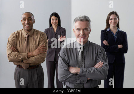 Ritratto del Team aziendale Foto Stock