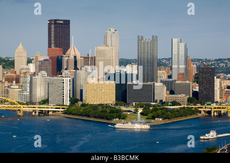 Skyline di Pittsburgh Pennsylvania Foto Stock