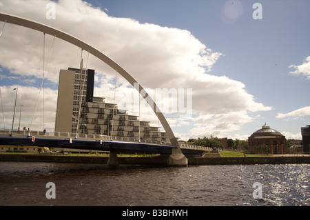 Glasgow river festival 2008 clyde estate quay Foto Stock