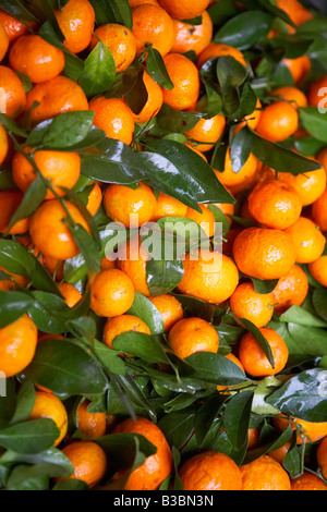 Close-up di frutta al mercato, Chau Doc, un Giang, Vietnam Foto Stock