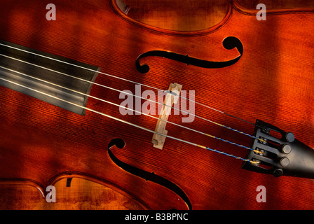 Grande immagine di un violoncello o violino Foto Stock