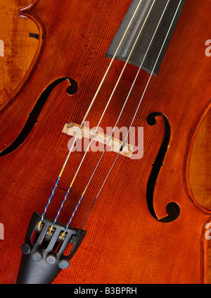 Grande immagine di un violoncello o violino Foto Stock