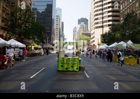 Fiera di strada sulla 2.a Avenue in New York City Foto Stock