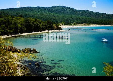 Riserva Ropotamo sulla costa del Mar Nero, Bulgaria Foto Stock