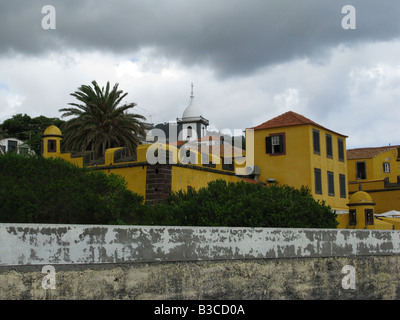 Museo di Arte Contemporanea di il forte di São Tiago, nella città vecchia. Funchal, Madeira, Portogallo, Europa Foto Stock