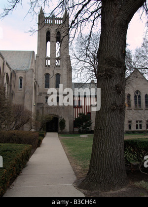 Primo Regno chiesa metodista. Oak Park. Contea di Cook. Illinois. Stati Uniti d'America Foto Stock