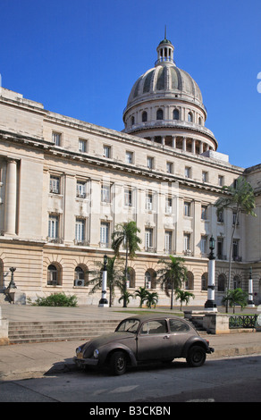 Capitolio o il National Capitol Building in Havana Cuba era la sede del governo di Cuba fino a dopo la Rivoluzione Cubana Foto Stock