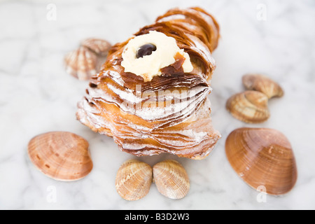 Sfogliatelle e cozze Foto Stock