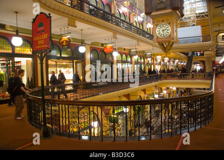 Queen Victoria Building storica retail shopping a Sydney in Australia Foto Stock