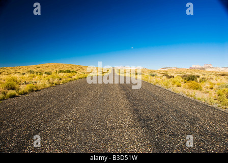 Strada remota in Goblin Valley State Park Utah Foto Stock