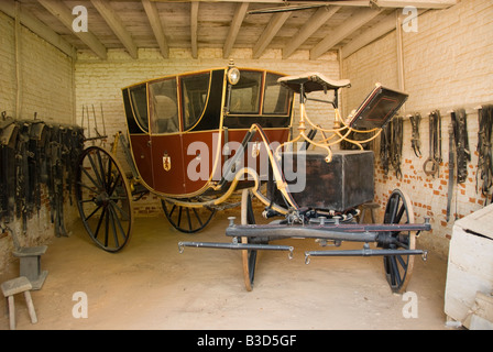 Washington DC, Stati Uniti d'America George Washington storica tenuta di Mount Vernon un carrello dalla sua epoca. Foto Stock