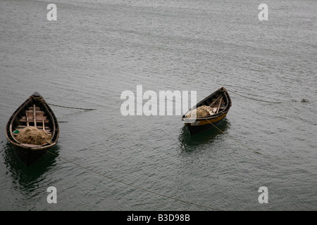 Barca da pesca in Port Blair, isola delle Andamane,l'india Foto Stock