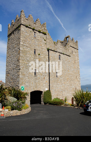 Il castello di Bulloch a Dalkey vicino a Dun Laoghaire mare irlandese Co Dublin Ireland Foto Stock