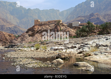 Al Mazari Fort Sharqiya Regione Sultanato di Oman Foto Stock