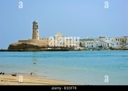 Faro Ayjah Sur Sharqiya Regione Sultanato di Oman Foto Stock
