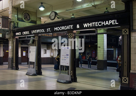 La stazione della metropolitana di Baker Street - Londra Foto Stock