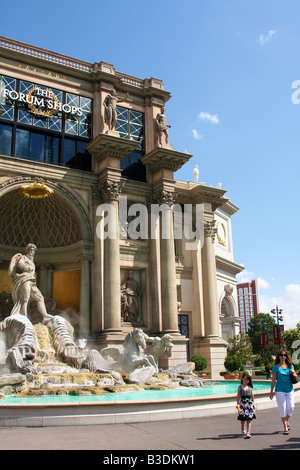 Trivi Fontana al Caesars Palace Forum Shops a Las Vegas, Nevada Foto Stock