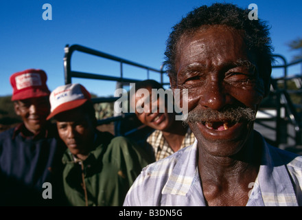 I lavoratori agricoli in Sud Africa. Foto Stock