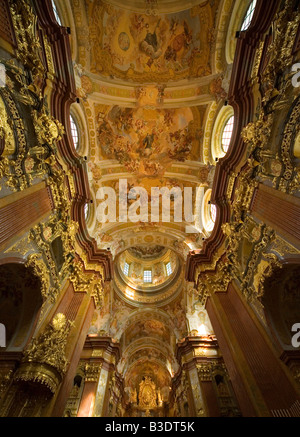 Chiesa in l'Abbazia di Melk Austria Inferiore Foto Stock