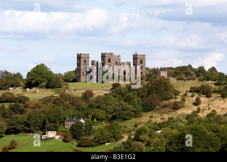 Riber Castle vicino a Matlock Derbyshire in Gran Bretagna Foto Stock