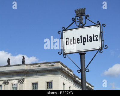 Una scena a Berlino, Germania Foto Stock