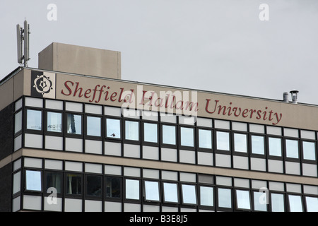 Sheffield Hallam University, Sheffield South Yorkshire, Inghilterra, Regno Unito Foto Stock