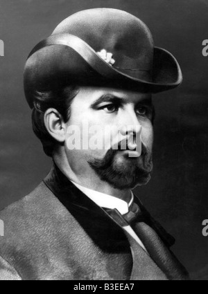 Ludwig II, 25.8.1845 - 13.6.1886, Re di Baviera 10.3.1864 - 13.6.1886, ritratto, , Foto Stock