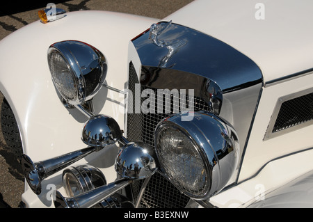 Classic 1936 Mercedes Marlene, front end. Foto Stock