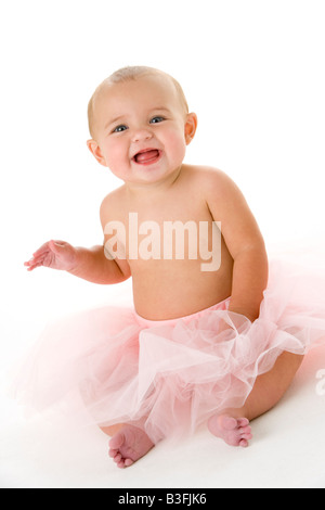 Bambino in tutu Foto Stock