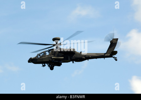 British Amry Corpi aerei Boeing AH-64 Longbow Apache Foto Stock