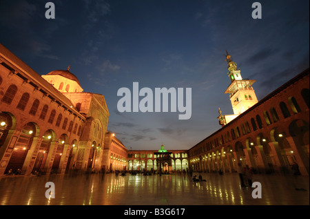 La Moschea Umayyad, Damasco, Siria Foto Stock