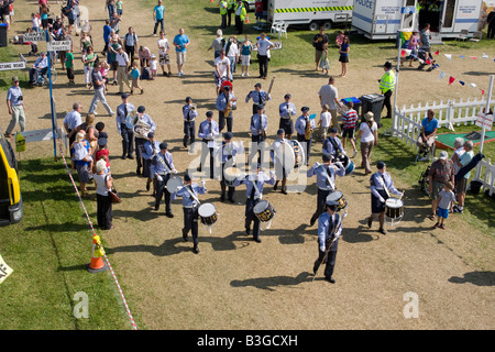 RAF Cadet Marching Band a Rafa carità Shoreham Airshow Aeroporto Sussex England Foto Stock