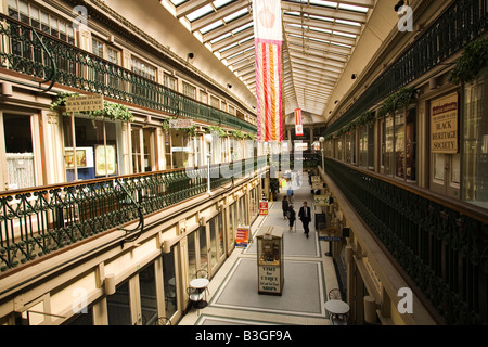 L'edificio Arcade primo Shopping Mall in Stati Uniti d'America Providence Rhode Island Foto Stock