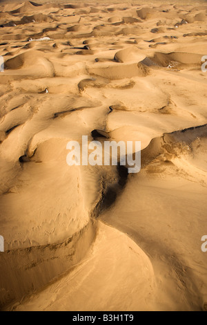 Antenna paesaggio di dune di sabbia in Grande dune sabbiose del Parco Nazionale di Colorado Foto Stock