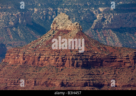 Tempio di Iside - Vista panoramica del Grand Canyon - Grand Canyon National Park - Arizona - USA Foto Stock