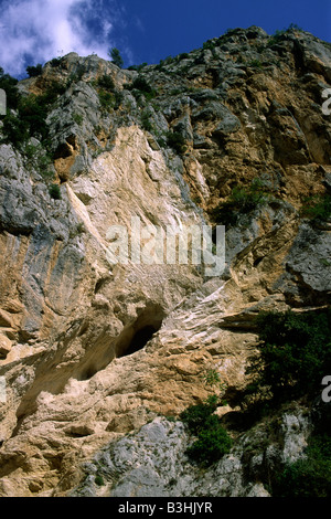 L'Italia, Abruzzo, San Venanzio riserva regionale, San Venanzio gorges Foto Stock