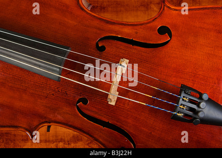 Grande immagine di un violoncello o violino Foto Stock