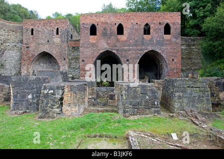 Blists Hill altiforni villaggio vittoriano Coalbrookdale Ironbridge Shropshire REGNO UNITO Foto Stock