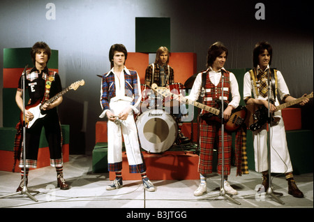 BAY CITY ROTOLI REGNO UNITO gruppo pop nel 1974 Foto Stock