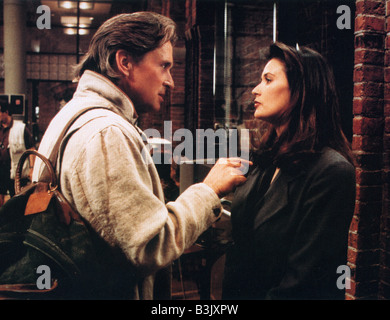 Descrizione 1994 Warner film con Michael Douglas e Demi Moore Foto Stock